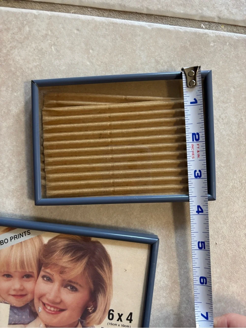 Vintage intercraft Blue Photo Frames (Set of 2)